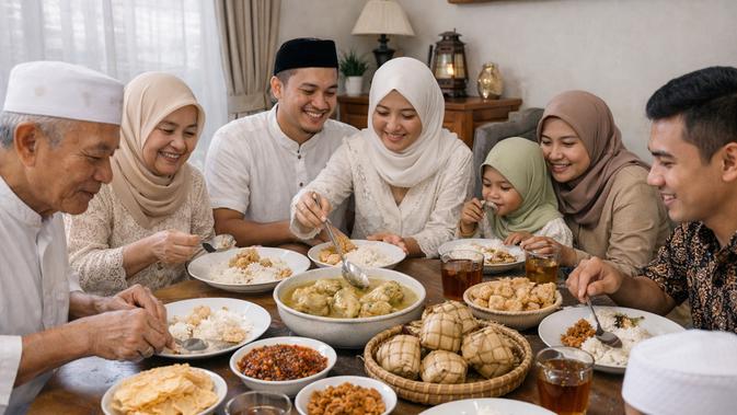 Nikmatnya Hidangan Lebaran dan Bahayanya bagi Pencernaan