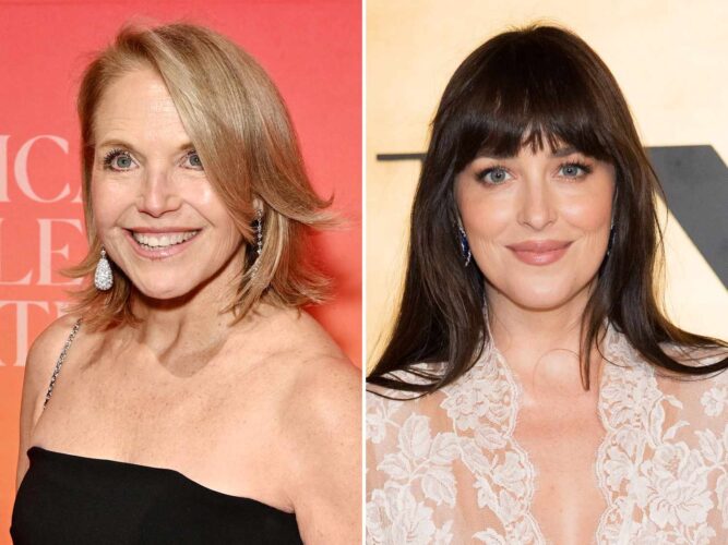 Ilustrasi sepatu motif sapi untuk artikel Katie Couric dan Dakota Johnson Pilih Sepatu Motif Sapi